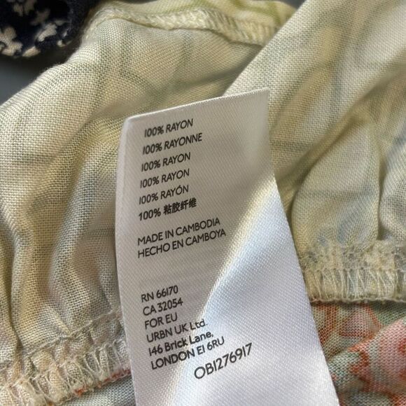 Urban outfitters Toni floral wrap mini skirt small paisley multi print - Picture 9 of 10